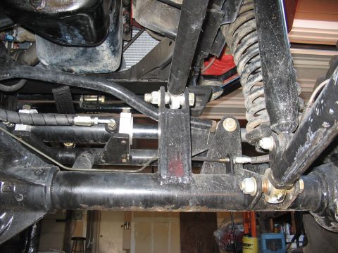1970 Ford Bronco - Undercarriage view shows suspension components and linkages.