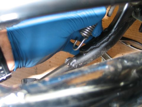1994 Ford Bronco - And you need to stretch it to reach the hooks to which it mounts.