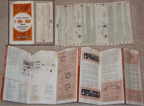 1983 Ford Bronco - Pamphlets for '84 Fseries