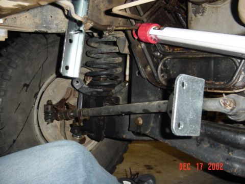 1989 Ford Bronco - The brackers are on, the frame side goes on with a big u-bolt