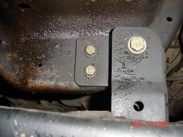 The big bolt was real loose