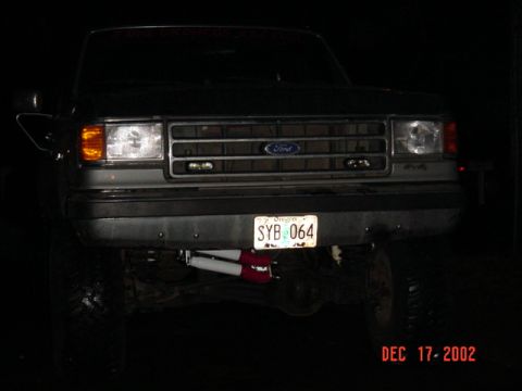 1989 Ford Bronco - Pic after we rolled it outside