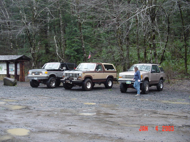 We gathered at Rogers camp and waited for Steve who was out with a bad starter