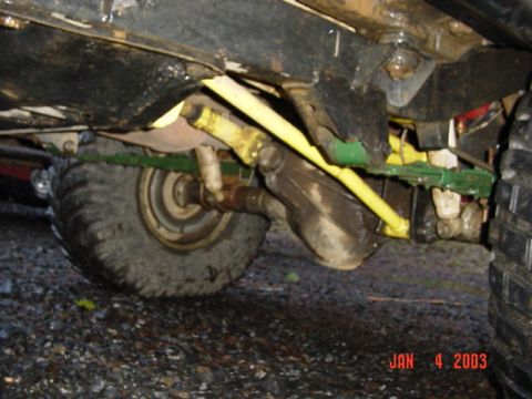 1989 Ford Bronco - It had a full floater D60 rear with locking hubs, disk brakes, and a ladder bar to go with the springover