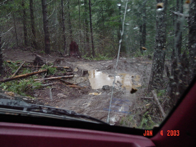 Every low spot had water in it