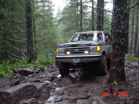 1989 Ford Bronco - Getting lined up