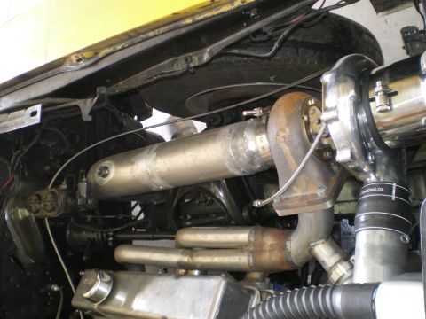 1966 Ford Galaxie - Tighter shot of the drivers side. No restriction in them pipes!