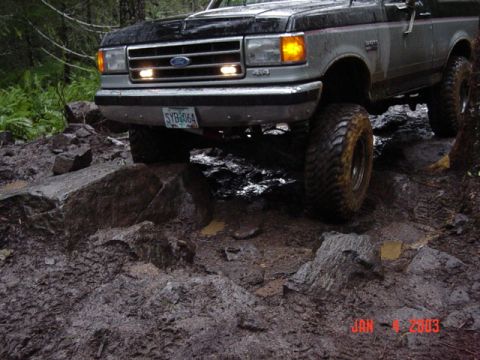 1989 Ford Bronco - I never quite got lined up right