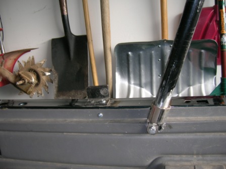 1995 Ford Bronco - The old bracket next to the new Marine Stainless