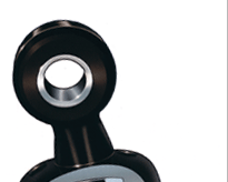 1984 Ford Bronco - This is a close-up view of a shock absorber component, likely for automotive use.