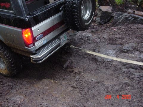 1989 Ford Bronco - Hook the strap here..