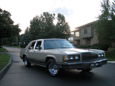 1988 Mercury Grand Marquis - heading out 8:15pm 8-17-07 Friday