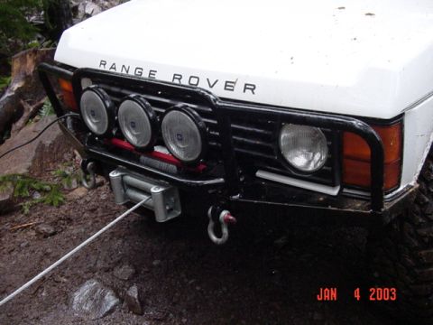 1989 Ford Bronco - Bring in the Range Rover with the 10,000 lb Milemarker winch
