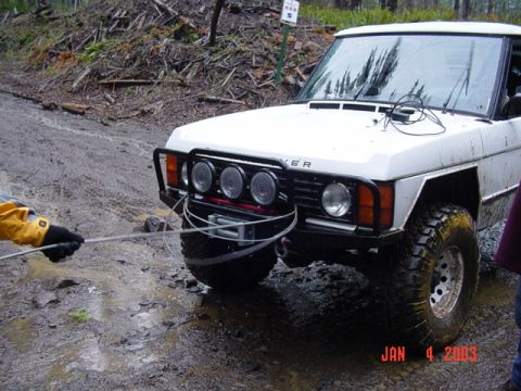 1989 Ford Bronco - Gotta wrap up the line, cant pull it in