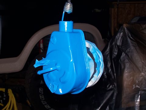1986 Ford Bronco - Back view - ford blue done