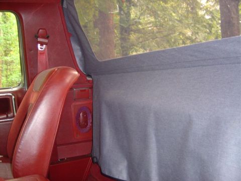 1986 Ford Bronco - Inside view of cab bulkhead.