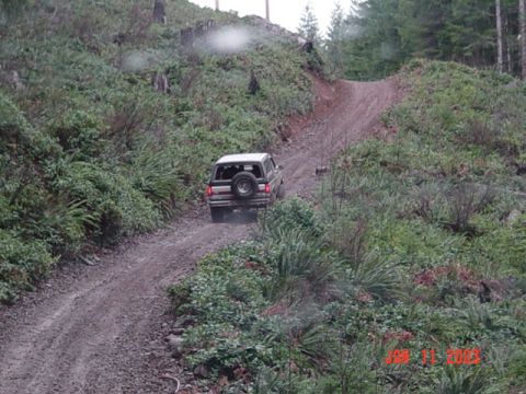 1989 Ford Bronco - Up one of the powerline trails
