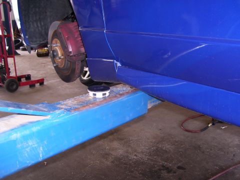 2003 Ford Mustang - New Tires - New Problems !!! (turned out no dent)