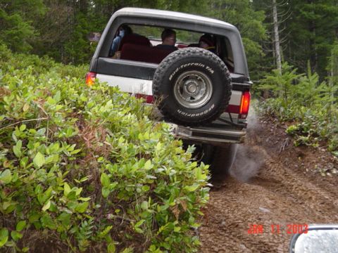 1989 Ford Bronco - I tried this in 2wheel drive and got crossed up