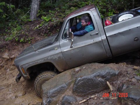 1989 Ford Bronco - Chevy on the powerline by the Horse camp