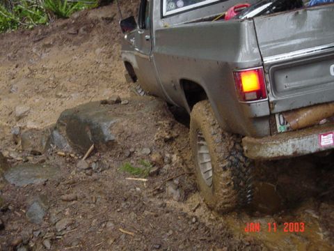1989 Ford Bronco - Ouch thats gotta hurt