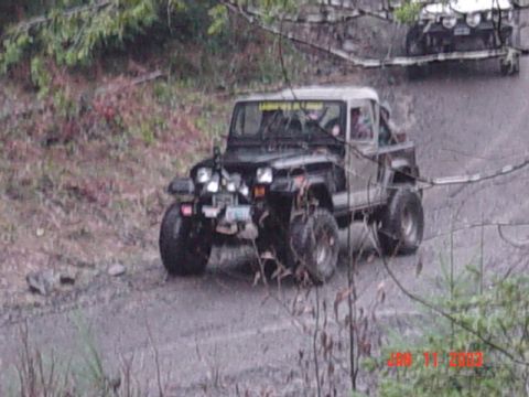 1989 Ford Bronco - Saw this YJ cruise by