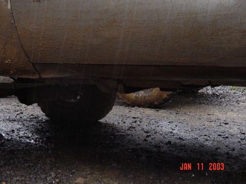 1989 Ford Bronco - New door sill modification