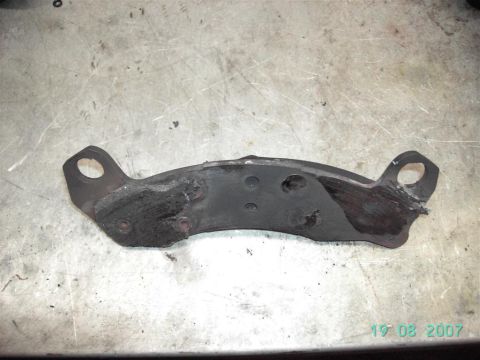 1984 Ford Crown Victoria LTD - The brakes got a little soft after this, still ran another 15 laps though. No damage to the rotor!