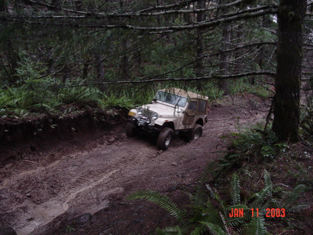 Jeep came up pretty fast