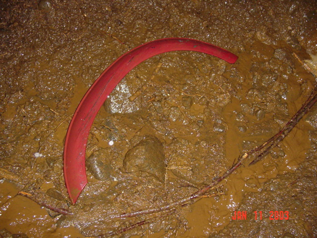 Saw some assorted debris on the way back down