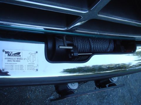 1996 Ford Bronco - Cut out for winch controls and viewing.
