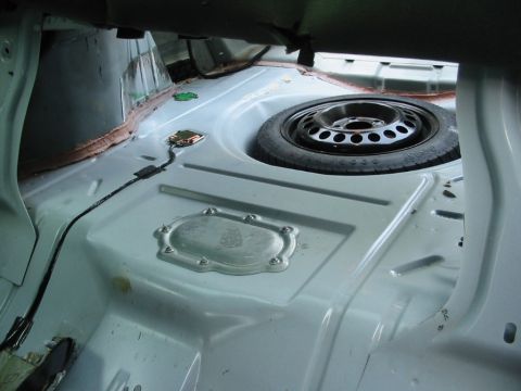 1997 Pontiac Grand Prix - trunk carpet and rear seat out