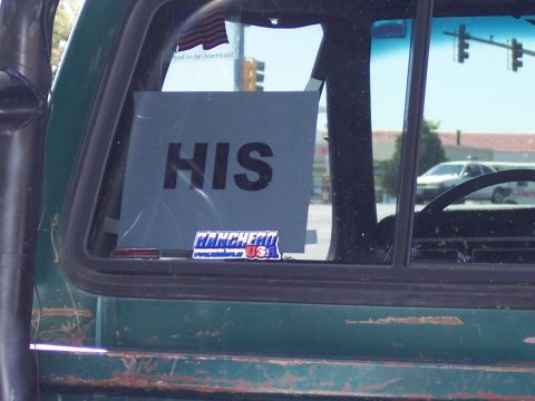 1972 Ford Ranchero - A sticker on the window reads 'Ranchero USA', but the vehicle's year is not discernible from the image.
