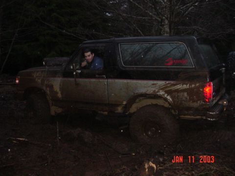 1989 Ford Bronco - I did rub the quarter panel...I'll have to check it tomorrow