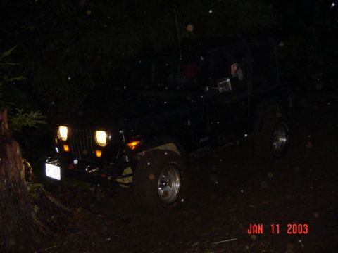 1989 Ford Bronco - Frank got stuck while we were trying to leave