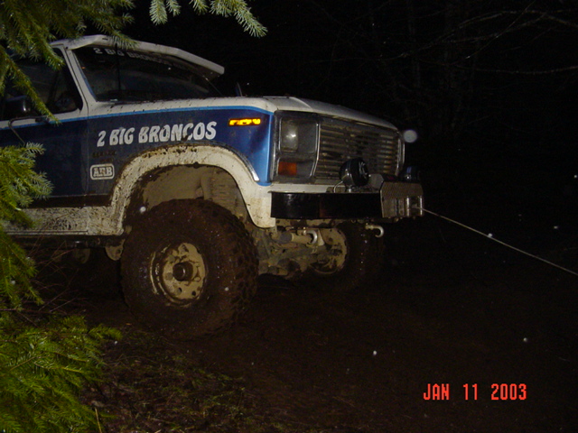 Todd got to use the winch again!! after this it was time to go home.