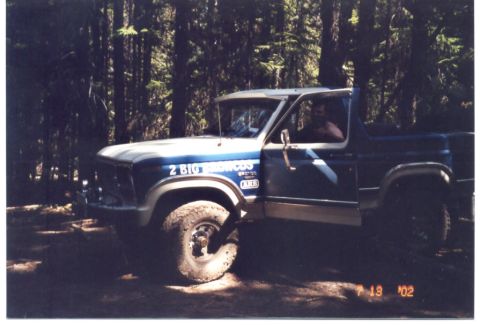 1989 Ford Bronco - Good thing Todd has the winch
