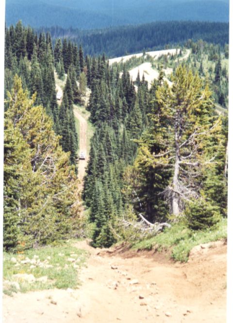 1989 Ford Bronco - I am waiting for Mark Z. at the bottom of the last hill
