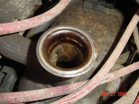 1989 Ford Bronco - Down the fill hole