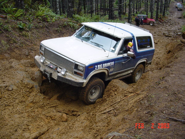 Todd enjoying the rough spot