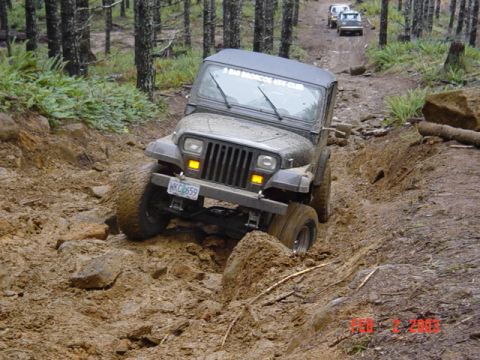 1989 Ford Bronco - Coming up to the spot