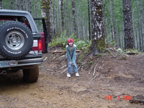1989 Ford Bronco - I think I scared the pee outa Crystal