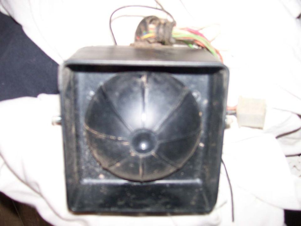 Black speaker assembly with wiring harness and connector