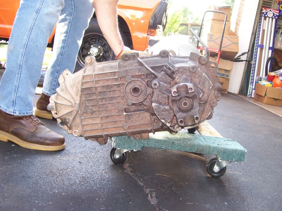 Transmission on dolly
