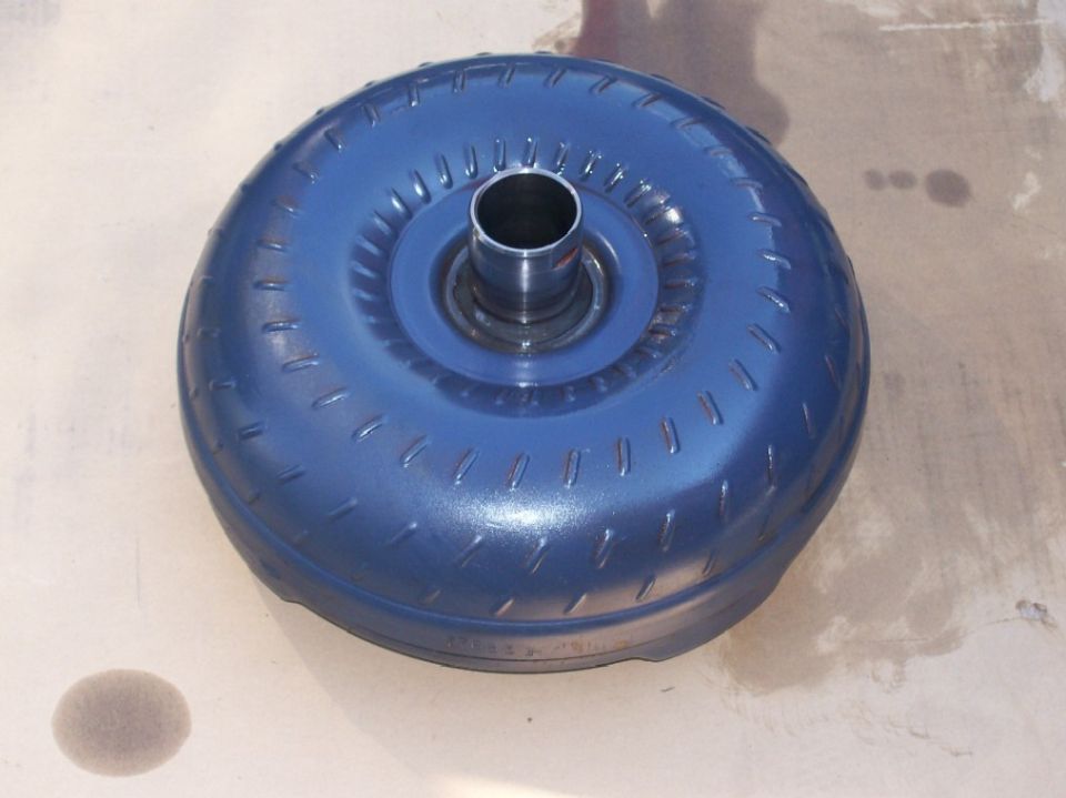 Blue torque converter with metal hub