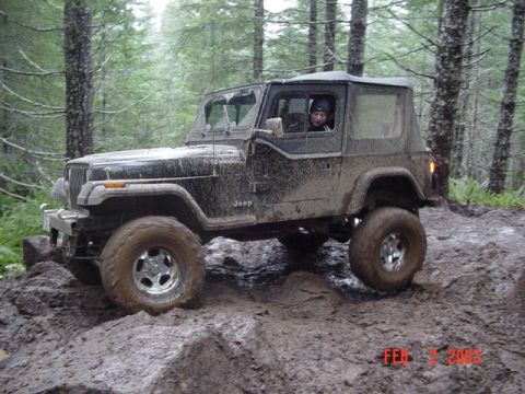 1989 Ford Bronco - Getting into position