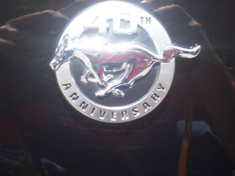 1972 Ford Ranchero - A chrome emblem indicates a 40th anniversary, not a 1972 Ford Ranchero.