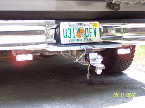 1996 Ford Bronco - Auxiliary back-up lights; independently switched as well as wired to come on in reverse