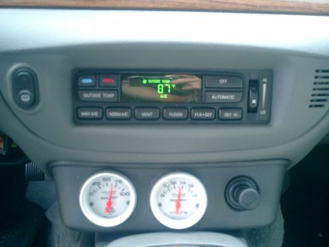 2004 Ford Crown Victoria - took out the dash cubby that comes standard with the Sport. and replaced it with this console courtesy of the Mercury Marauder and has the…