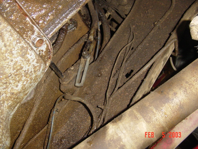 Loosten shift linkage too